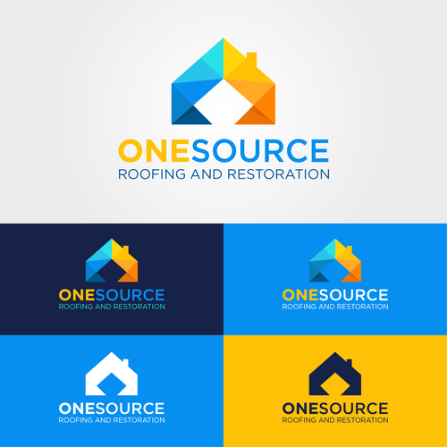 Construction brand with the title 'Roofing And Restoration'