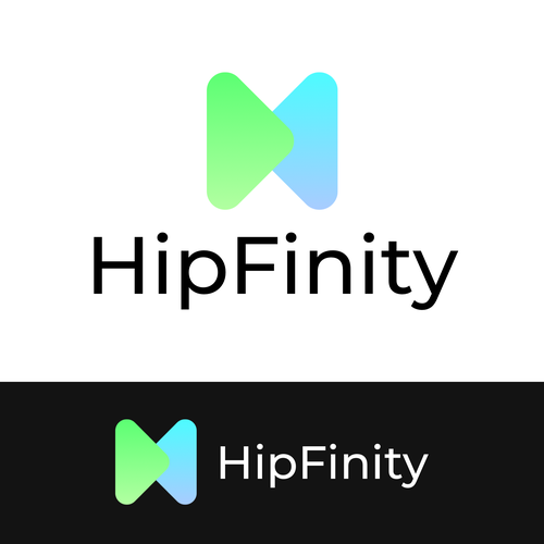 Fintech logo with the title 'Modern Point-of-Sale FinTech Logo'