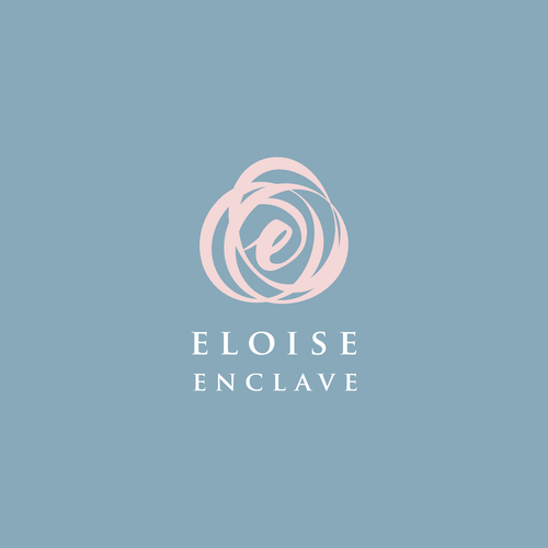 Warm logo with the title 'A warm, feminine, elegant design for a modern senior living facility in the Cayman Islands.'