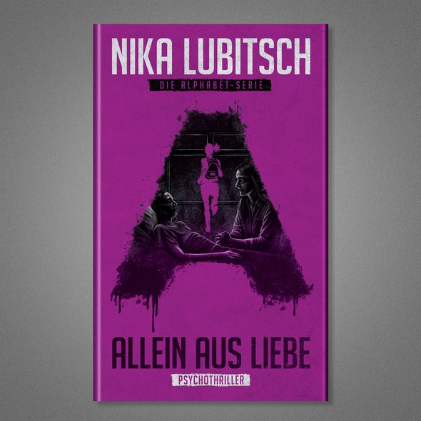 Digital art book cover with the title 'Book Cover Illustration and Design'