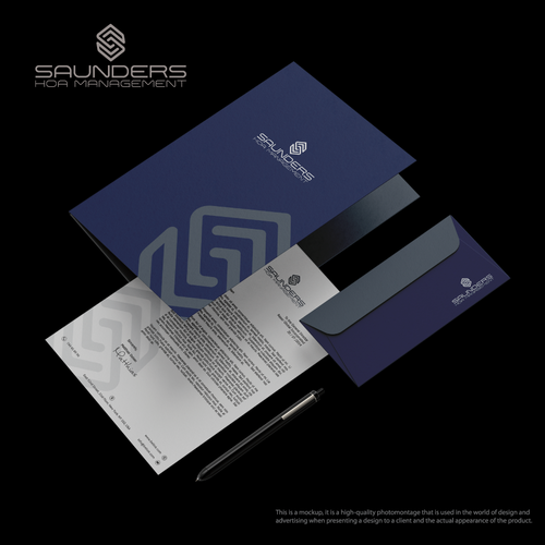 Management brand with the title 'Saunders'