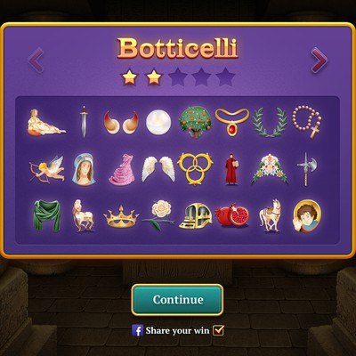 Icons for online game