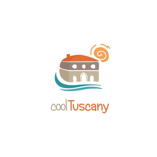 Villa logo with the title 'Logo For Tuscany Holiday's Website'