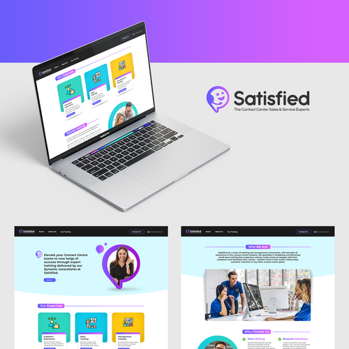 Corporate website with the title 'Friendly, Professional Website for Call Centre  Company'