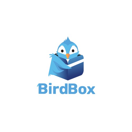 Mailbox logo with the title '99 Desing BirdBox Contest Finalist'