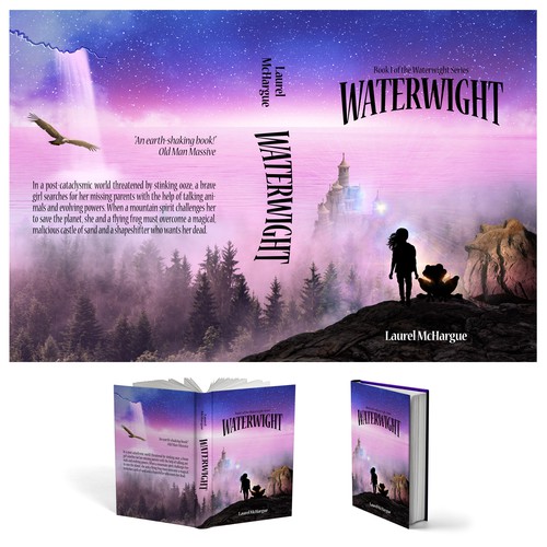 Digital art book cover with the title 'Book Cover'