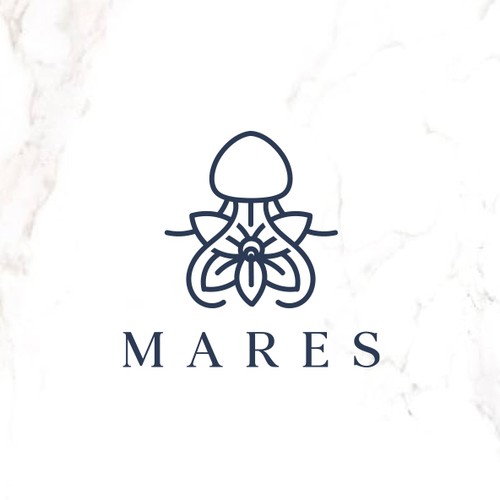 Jellyfish design with the title 'Luxury jewelry inspired in the sea'