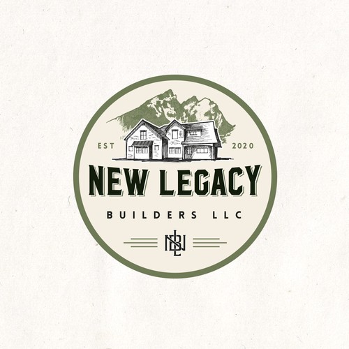 Handmade brand with the title 'Handdrawn concept fot New Legacy Builders'