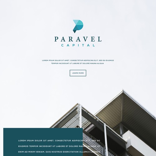 Creative brand with the title 'Paravel Capital'