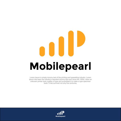 Phone logo with the title 'Mobile lOGO'