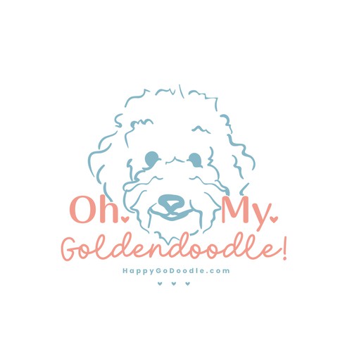 Dog t-shirt with the title 'Goldendoodle Shirt Graphics'