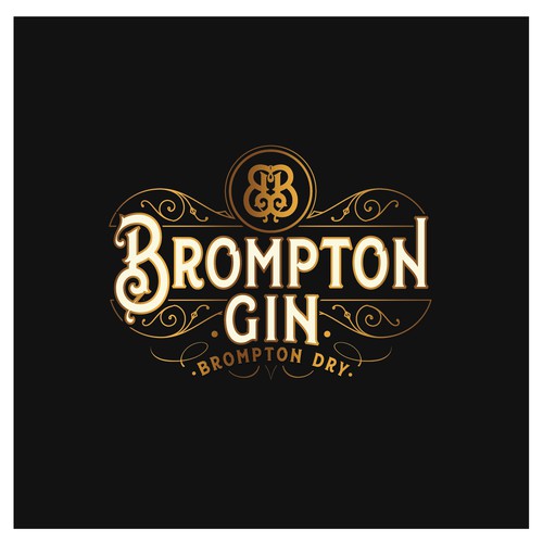 English design with the title 'English Gin logo'