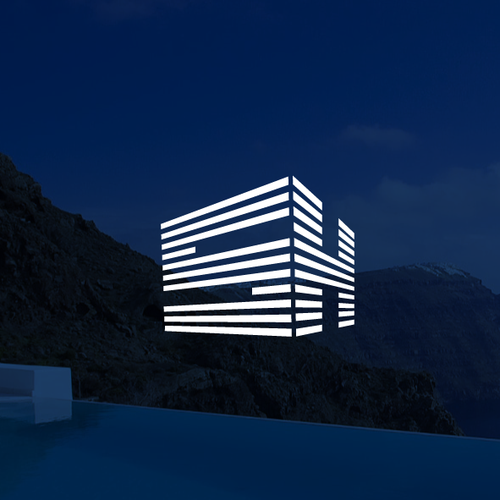 Construction design with the title 'Santorini Homes'