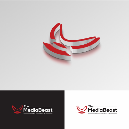 Original brand with the title ' merging several circles and producing the letter m'