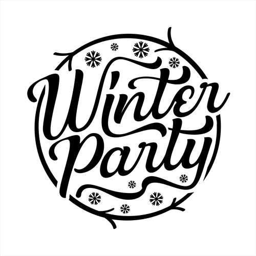 Winter logo with the title 'Winter Party Version 2'