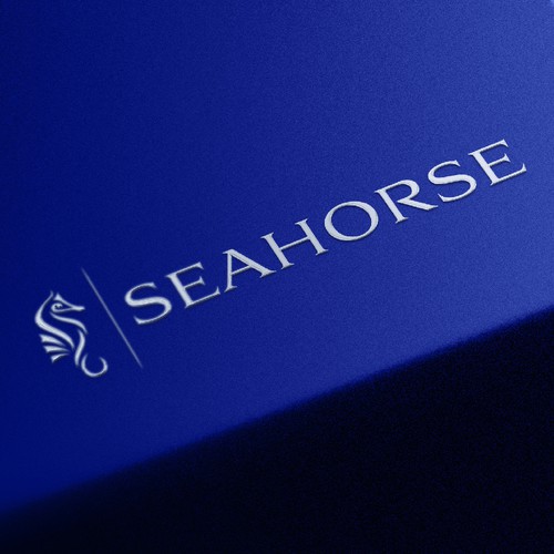 Yacht club logo with the title 'Seahorse'