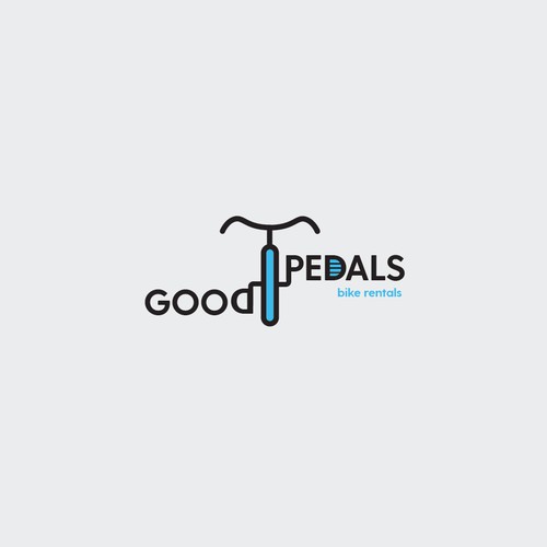 Petal design with the title 'Good Pedals logo'