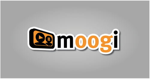 Streaming logo with the title 'New Logo for interactive TV platform Moogi.com'