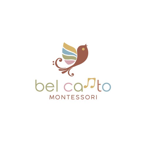 Music brand with the title 'Bel Canto Montessori'