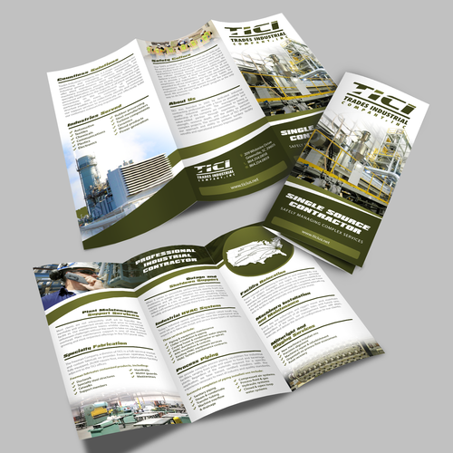 Steel design with the title 'TICI Trades Industrial Company'