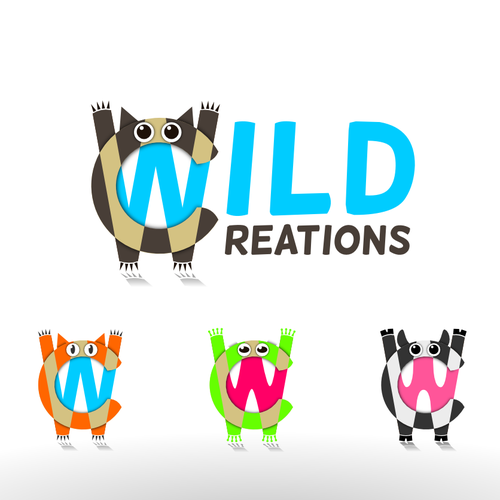 Creature logo with the title 'Wild Creations'