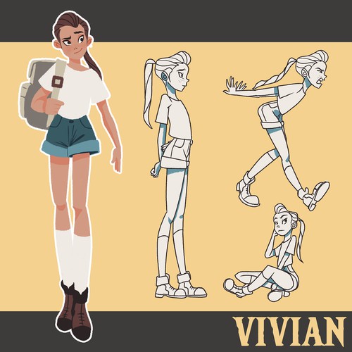 Expression design with the title 'Vivian'