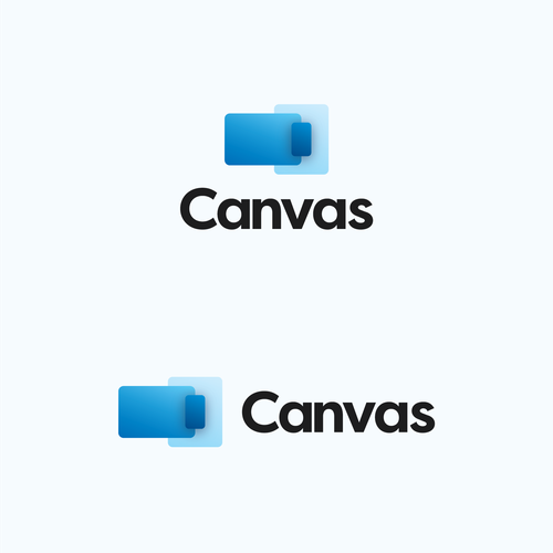 Sans serif logo with the title 'Concept for a webpage building SaaS company'