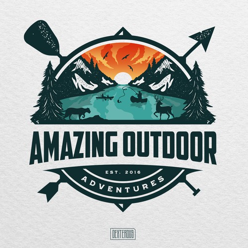 hunting logo design