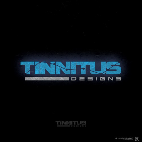 Frequency logo with the title 'TINNITUS DESIGN'