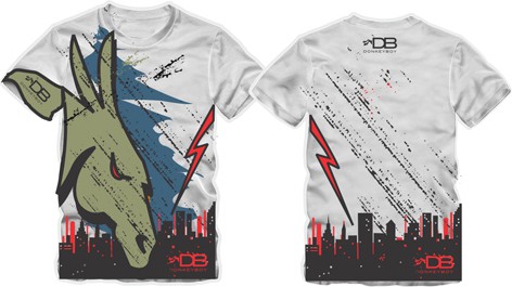 Cool t-shirt with the title 'T-shirt for a clothing brand ''DonkeyBoy'''