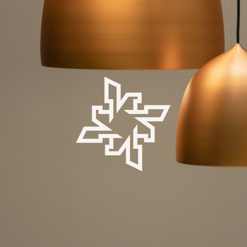 Interior decoration logo with the title 'Monacelli Interior Design Logo Concept'