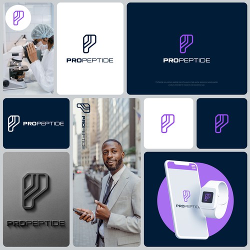 Clinic design with the title 'Minimalist Clinical Logo design Medical Industry'