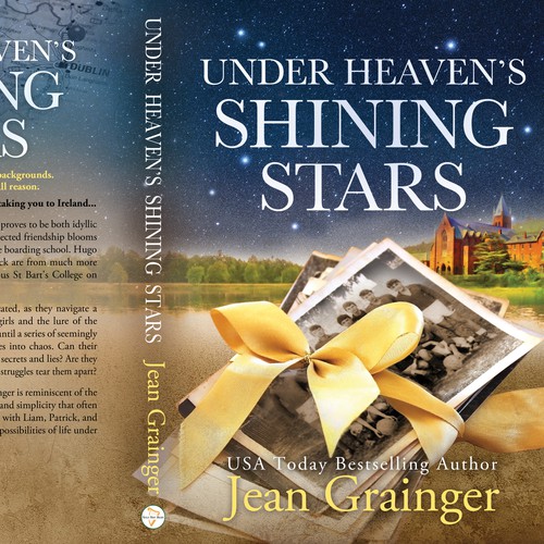 Historical romance book cover with the title 'Under Heaven's Shining Stars'