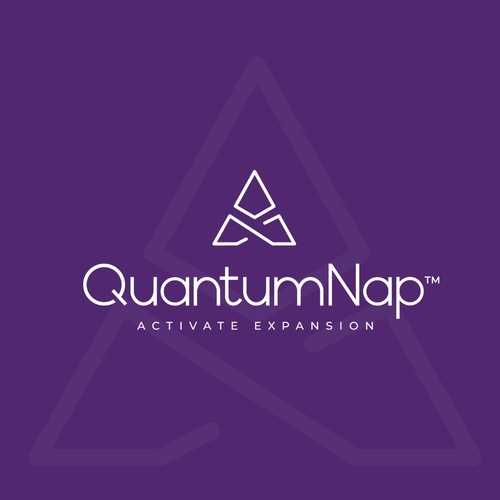 Meditation design with the title 'Minimal and smart logo design for QuantumNap™ '