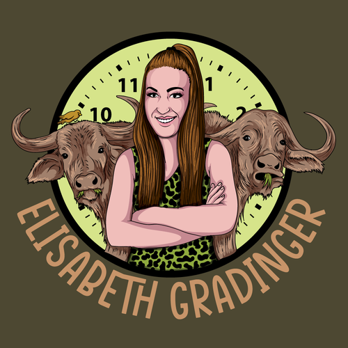 Pen design with the title 'character illustration '