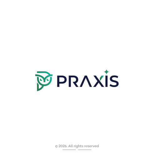 P logo with the title 'Praxis'
