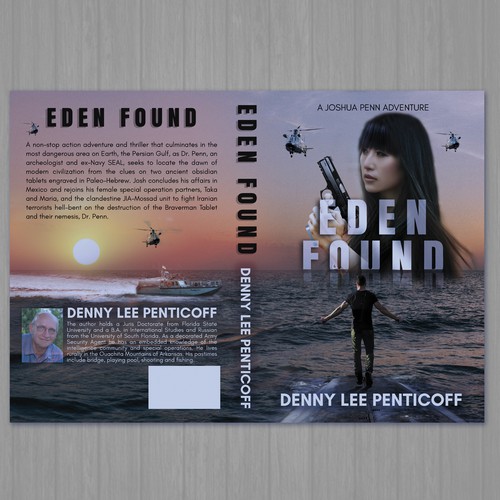 Action book cover with the title 'Eden Found by Denny Lee Penticoff'
