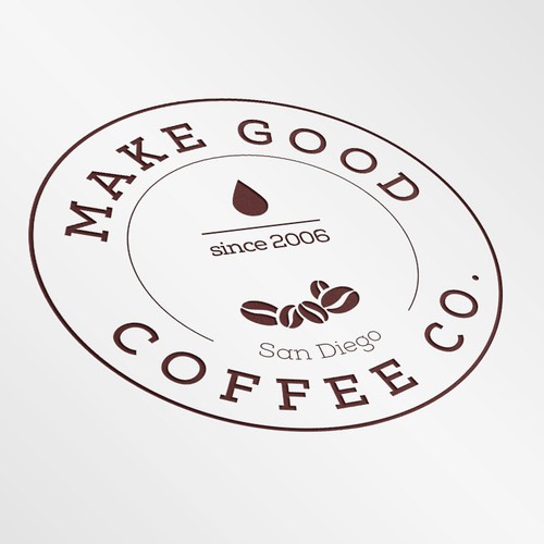 Roast design with the title 'Logo for new San Diego coffee roastery'