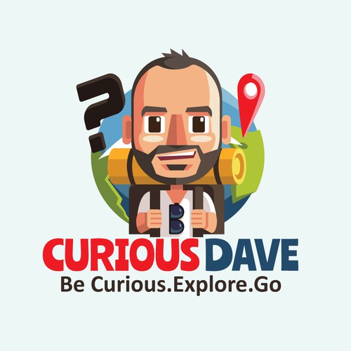 Blogger design with the title 'Fun and Modern Logo for a Traveler and Blogger'