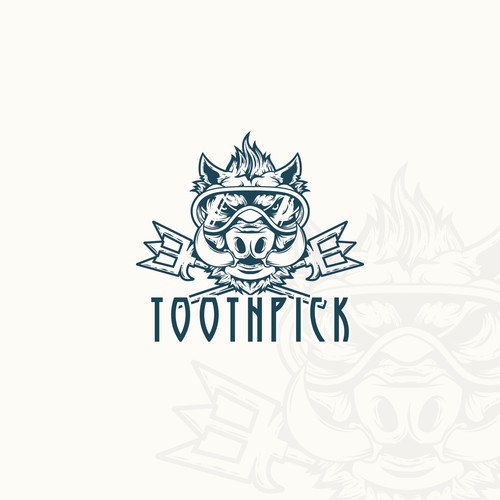 Angry design with the title 'Toothpick'