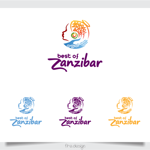 Pottery logo with the title 'NGO in ZANZIBAR needing African/Henna-inspired logo for community development and empowerment organization'