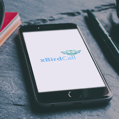 Cell design with the title 'Funky Logo Concept For xBird Cell'