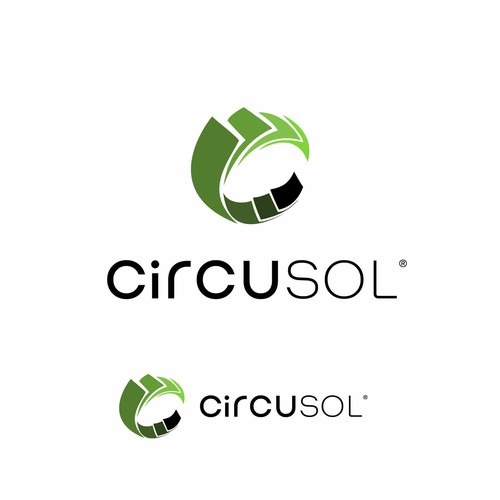 Recycling logo with the title 'CircuSol '