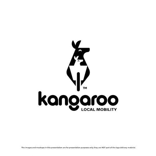 Family design with the title 'Logo design for Kangaroo'
