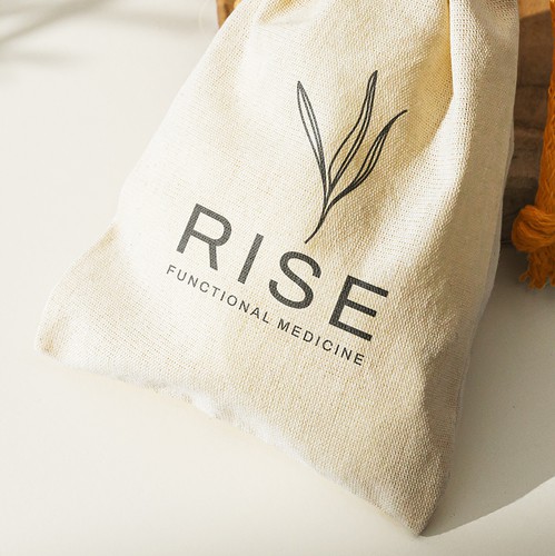 Medical logo with the title 'Hand drawn organic logo design for a practise that empowers healing through functional medicine centered on brain, gut and hormone health'