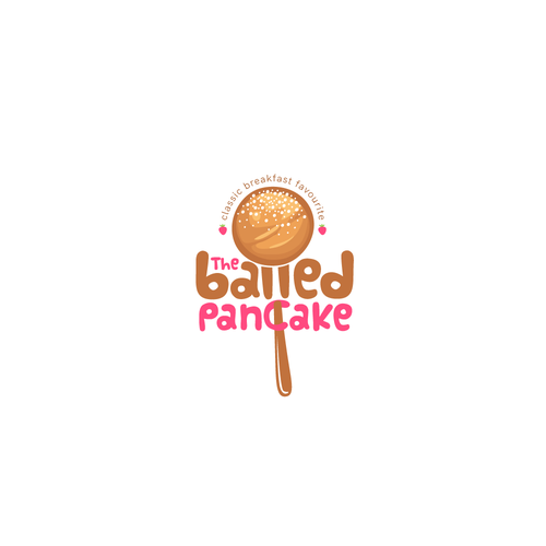Pancake design with the title 'The Balled Pancake'