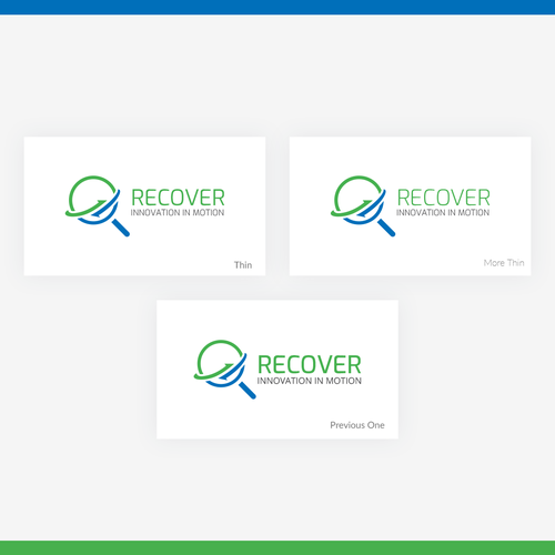 Research logo with the title 'Creative Logo for RECOVER'