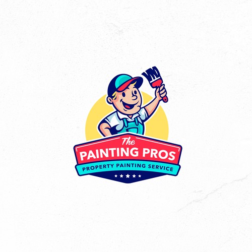 Painter design with the title 'The Painting Pros'