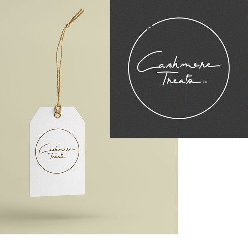 Patch logo with the title 'Logo Design Entry for Cashmere Treats'