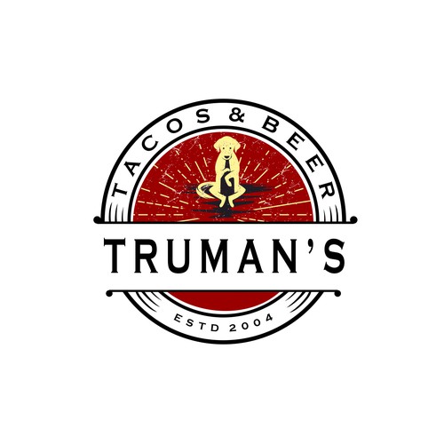 Pen logo with the title 'trumans'